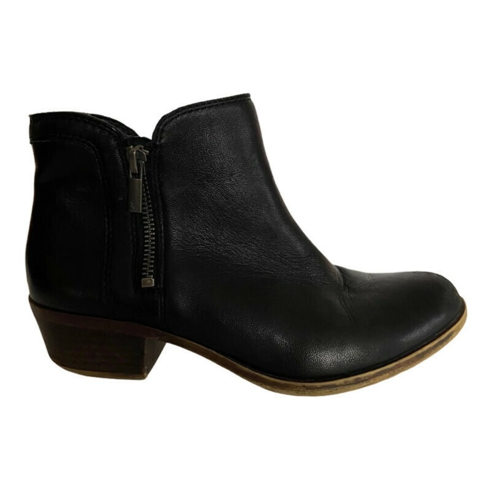 Lucky Brand Black Leather Basel Bootie